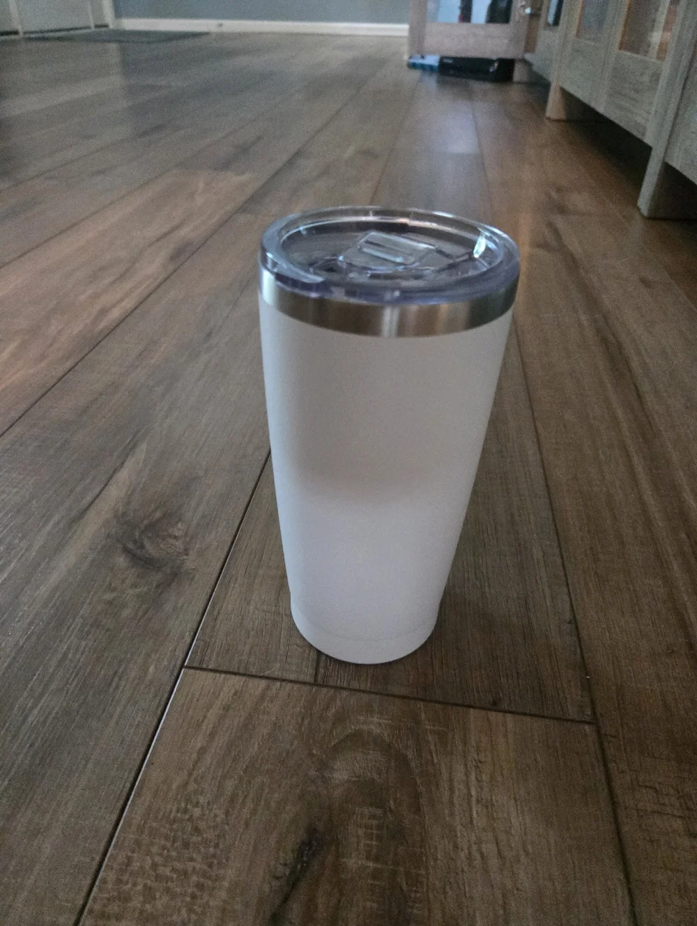 Insulated White Tumbler - 'Might Be Water Might Be Tequila' Tumbler